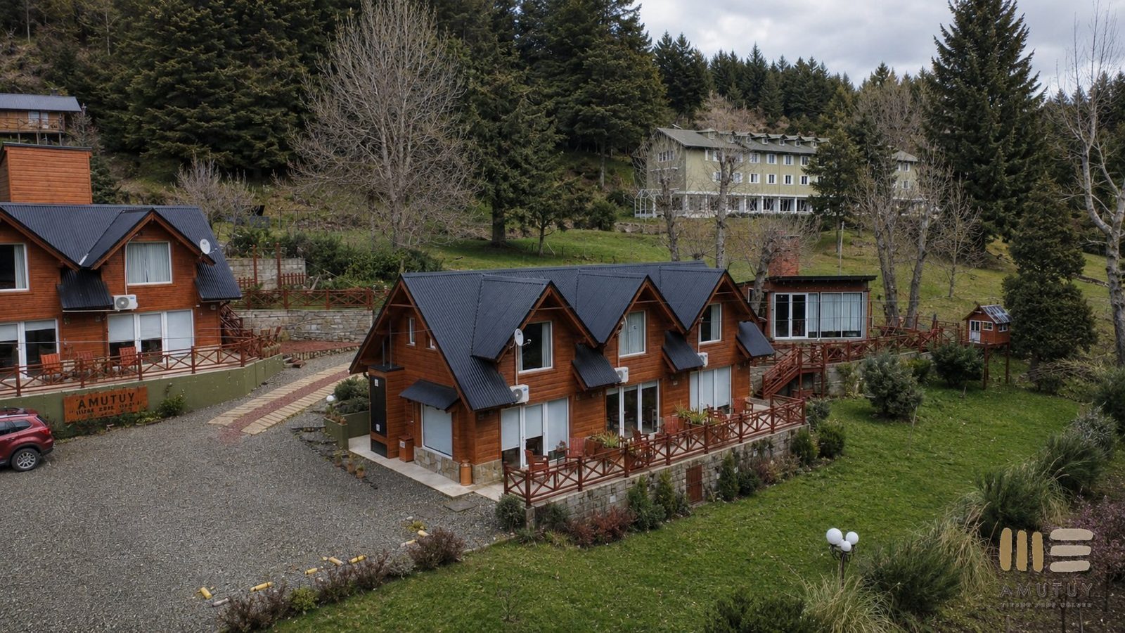 Las cabañas en verano